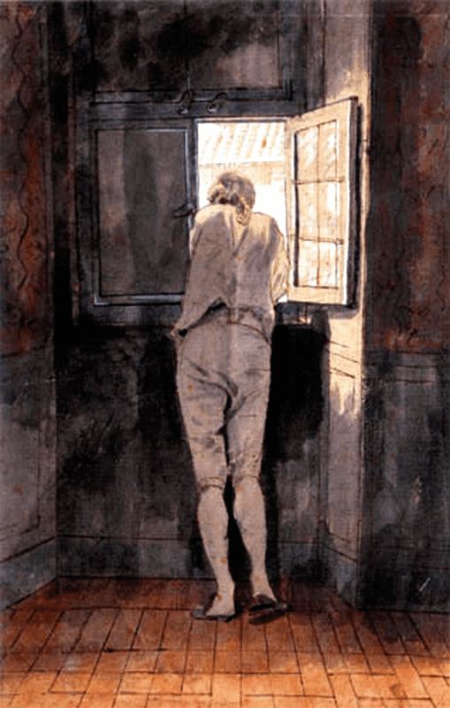 Goethe am Fenster